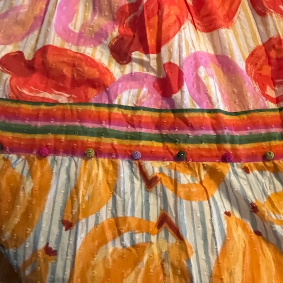 FARM Rio Scarves Tiered Dress Large - NWT - Picture 6 of 9